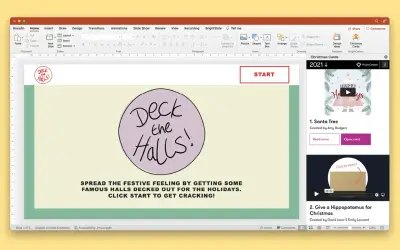PowerPoint Christmas Cards by BrightCarbon — Microsoft 365 plugin