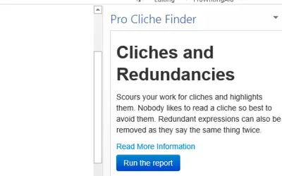 Pro Cliche Finder — Microsoft 365 plugin