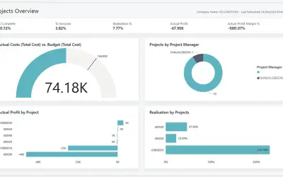Projects Power BI app for Business Central (26.2) — Microsoft 365 plugin