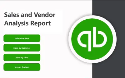 Quickbooks Sales and Vendor Analysis — Microsoft 365 plugin