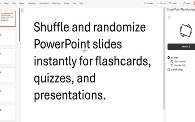 Randomizer for PowerPoint — Microsoft 365 plugin
