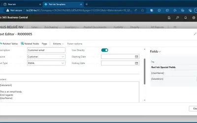 Red Ink Text Templates — Microsoft 365 plugin