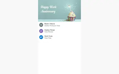Rysun Celebrations — Microsoft 365 plugin