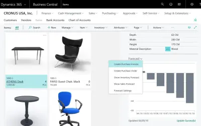 Sales and Inventory Forecast — Microsoft 365 plugin