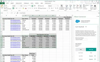 Salesforce Wave Connector for Excel — Microsoft 365 plugin