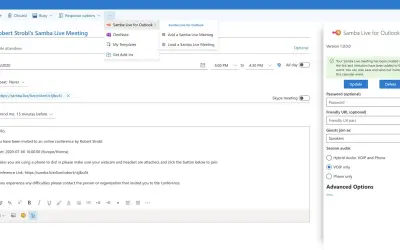 Samba Live for Outlook — Microsoft 365 plugin