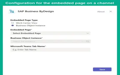 SAP Business ByDesign — Microsoft 365 plugin