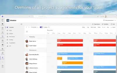 Schedules — Microsoft 365 plugin