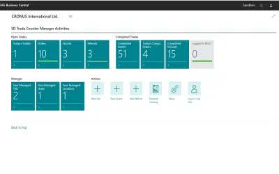SD Trade Counter — Microsoft 365 plugin