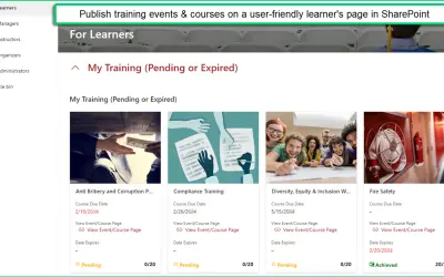 SharePoint|sapiens Employee Training Management — Microsoft 365 plugin