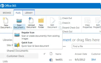 SharePoint Scan and OCR App — Microsoft 365 plugin