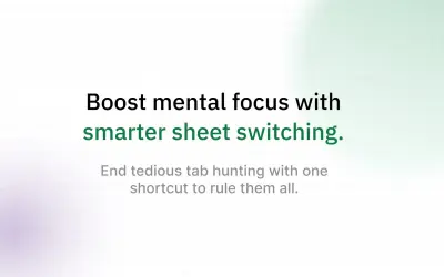 Sheet Sherpa — Microsoft 365 plugin