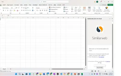 Similarweb Data for Microsoft Excel — Microsoft 365 plugin
