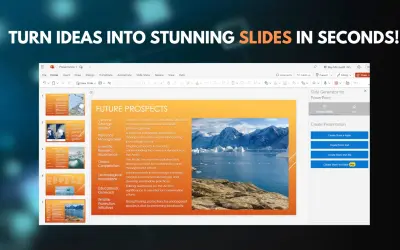 Slide Generator: AI-Powered Presentation Creator — Microsoft 365 plugin