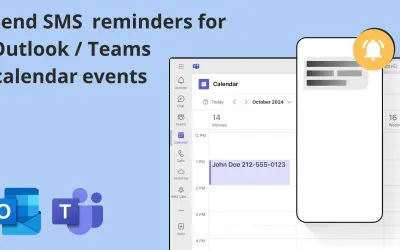SMS Calendar Reminders — Microsoft 365 plugin