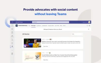 Social Advocacy — Microsoft 365 plugin