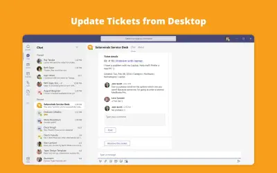 Solarwinds Service Desk — Microsoft 365 plugin