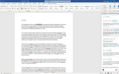 Spell checker and Grammar checker by Scribens — Microsoft 365 plugin