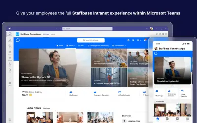 Staffbase Connect App — Microsoft 365 plugin