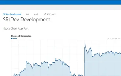 Stock Chart — Microsoft 365 plugin