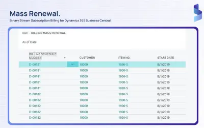 Subscription Billing Suite — Microsoft 365 plugin