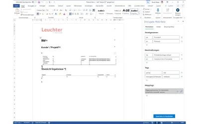 Template Designer for Docugate — Microsoft 365 plugin