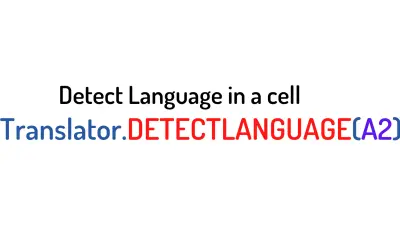 Translate Multiple Excel Cells — Microsoft 365 plugin