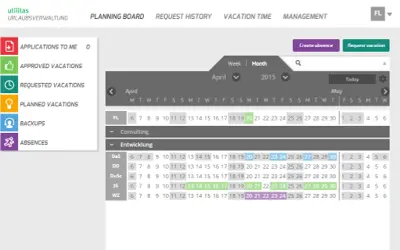 utilitas Vacation Management — Microsoft 365 plugin