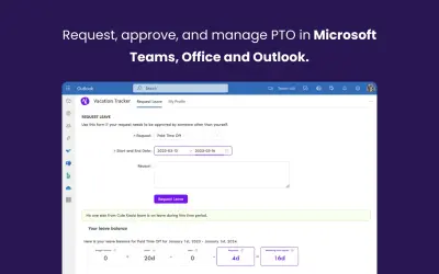 Vacation Tracker — Microsoft 365 plugin