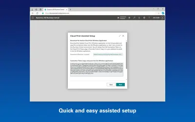 Ventoo Cloud Print for Business Central — Microsoft 365 plugin