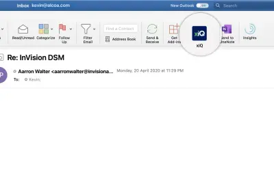 xiQ for Outlook — Microsoft 365 plugin