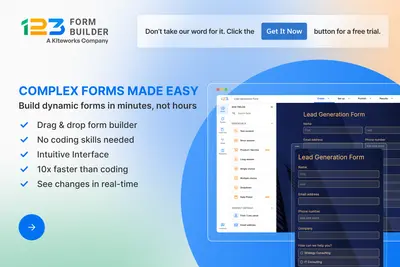 123FormBuilder: Forms & Surveys, dynamically connected to any Salesforce object — Salesforce plugin