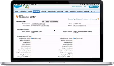 Address Verification from To A Finish — Salesforce plugin