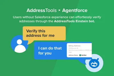 AddressTools Agentforce - Actions for verifying postal addresses. — Salesforce plugin