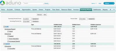 Aduno — Salesforce plugin