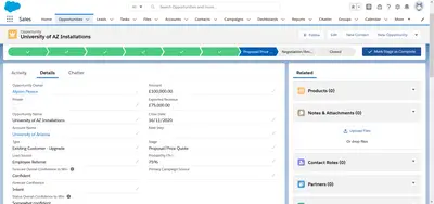 Advanced Forecasting — Salesforce plugin