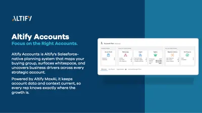 Altify Accounts | AI-Guided Account Planning, 100% Salesforce Native — Salesforce plugin