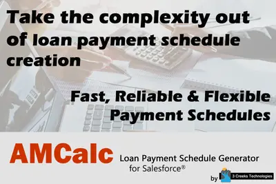 AMCalc - The Loan Payment Schedule Generator for Salesforce — Salesforce plugin