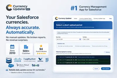 Automated Currency Updater PRO — Salesforce plugin