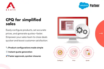 Axolt CPQ: Salesforce Quote-to-Order for Manufacturers, Retailers & Distributors — Salesforce plugin
