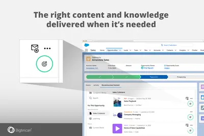 Bigtincan for Salesforce — Salesforce plugin