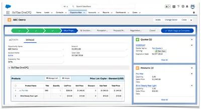 BizTBaa CPQ (Configure Price Quote) — Salesforce plugin