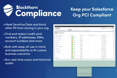 Blackthorn Data Compliance: PCI & PII Data Detection — Salesforce plugin