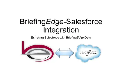 BriefingEdge Integration — Salesforce plugin