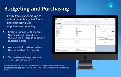 Budgeting and Purchasing — Salesforce plugin