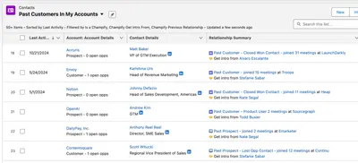 Champify - 1st Party Revenue Intelligence — Salesforce plugin