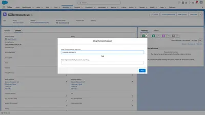 Charity Commission Search — Salesforce plugin