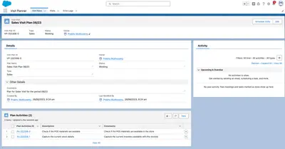 CONCLO - Sales Visit and Activities Planner for Field Team — Salesforce plugin