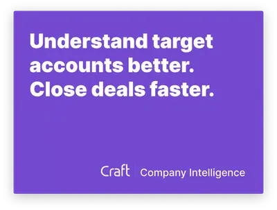Craft Company Intelligence — Salesforce plugin