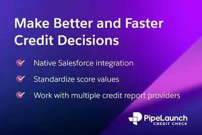 Credit Check by PipeLaunch: Real‑time credit data to power Sales & Finance — Salesforce plugin